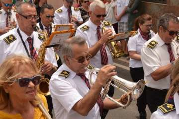 Misa, procesión y desfile de ganado en La Pardilla (Foto Francisco Javier Santana)